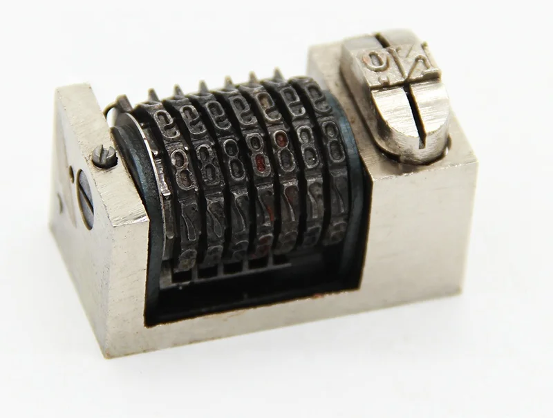 2021 hot sale printing number letterpress numbering head plunger type numbering machine 6digit 7digit