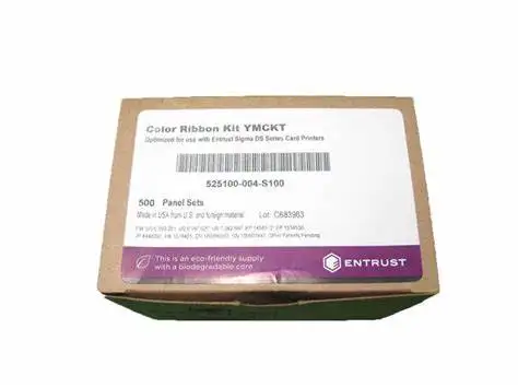 Entrust Datacard 525100-004-S100 YMCKT Ribbon for Sigma DS3 printer