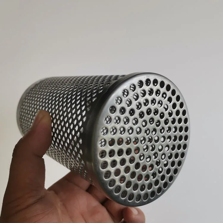 stainless steel woven wire mesh strainer filter screen bucket chinese manufacturer pipe strainer