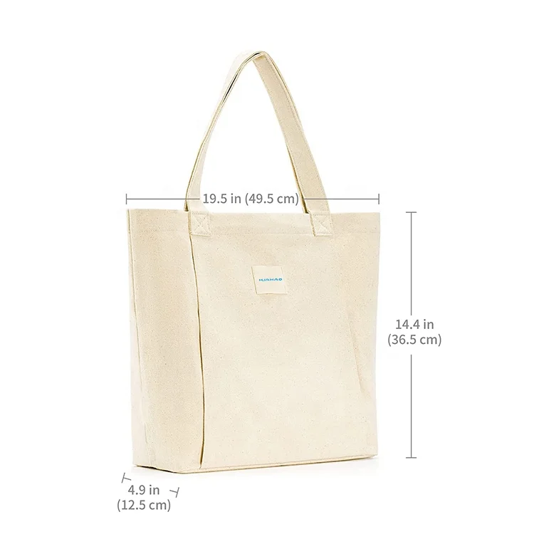 huahao wholesale bolsas de tela waterproof top quality excellent cotton canvas yoga mat bag