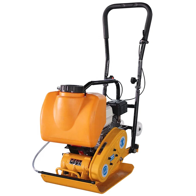 for asphalt compacting with water tank cast iron vibrating plate compactor