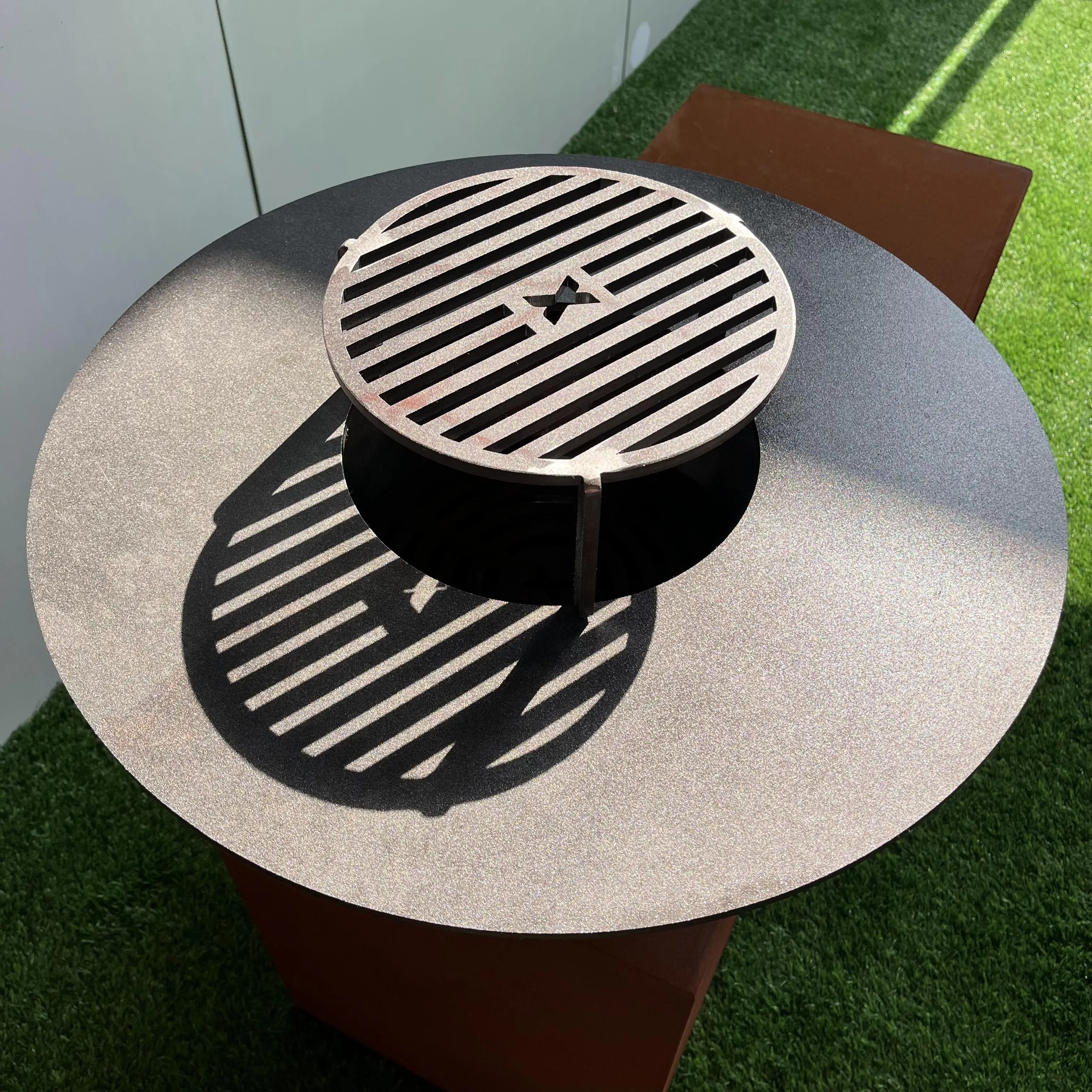 New weather resistant steel grill essential for family gatherings and barbecues