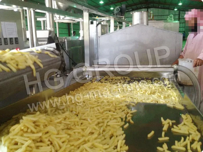 Full Automatic Frozen french fries machinery/French fry cutter equipment/Frozen french fries KFC High Productivity