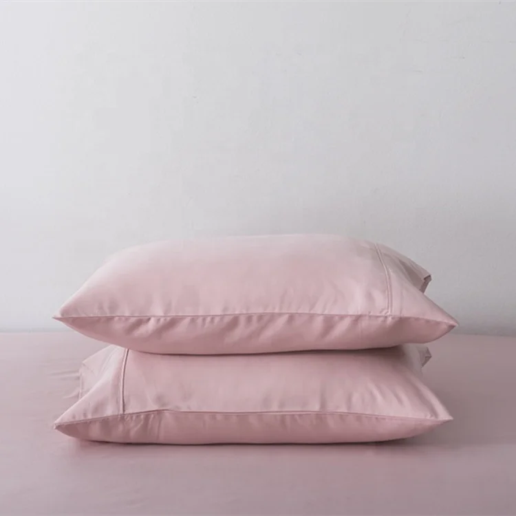 Soft Pillow Cover /bulk Pillowcase Suppliers 100% Organic Bamboo China as Silk Envelope Type Customized Logo Woven Hongda