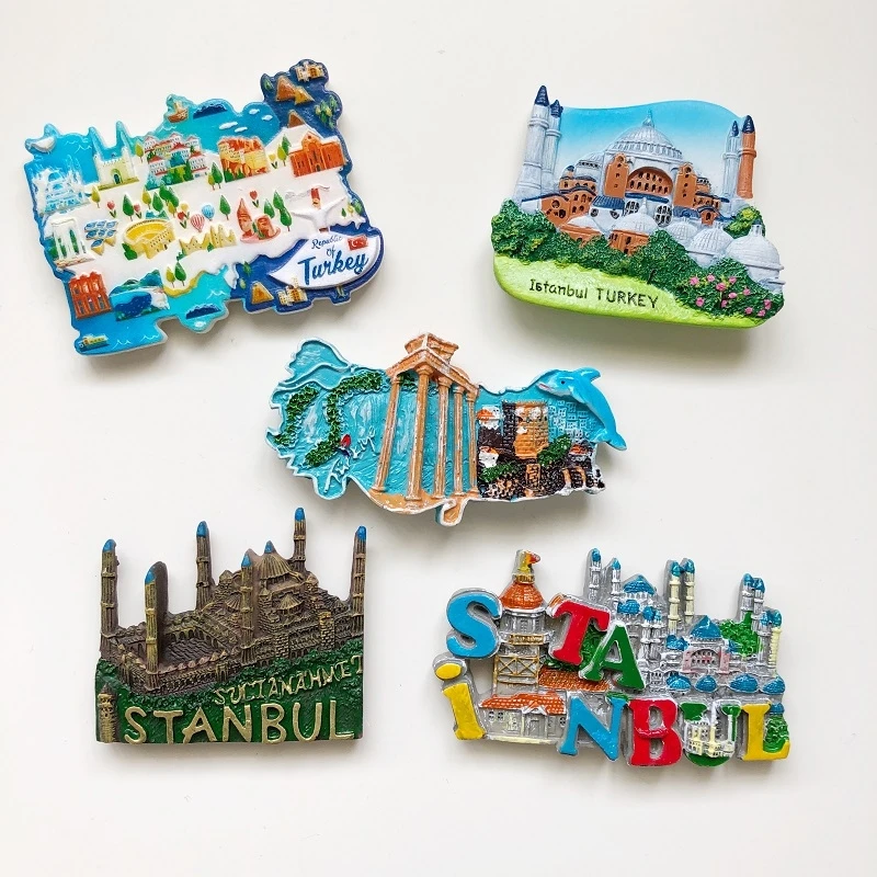 High Quality 3d magnet resin tourist souvenir magnets for sale