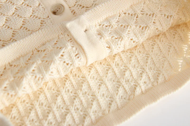 
Fashion Knitted Sleeveless Newborn Cardigan Clothes Baby Girl Sweater Vests Waistcoats 