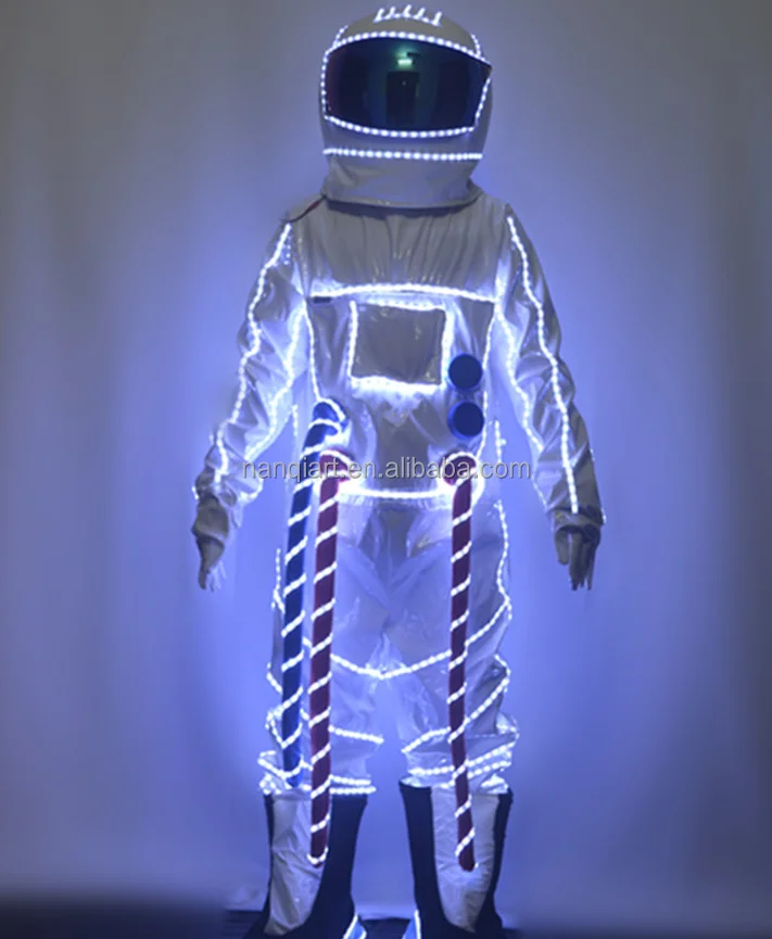 New Design Life Size LED Luminous Cosplay Costumes Hot Sale Halloween Carnival Party Supplies Adult Wear LED Luminous Costumes