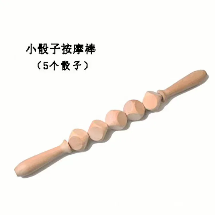 3 pcs Wooden facial rolling tendon stick wooden scraping massage cup head massager V-face slimming face massage