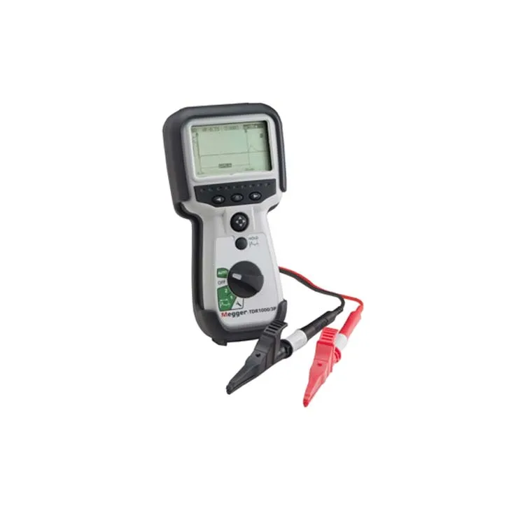 Megger TDR1000/3 Comm s - Handheld Time Domain Reflectometer Cable Fault Locator Fast Pulse  Range Miniature Clips Test Leadset