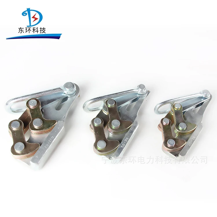 Dual Cam Earth Wire Gripper Wire for Conductor and Wire Rope Both