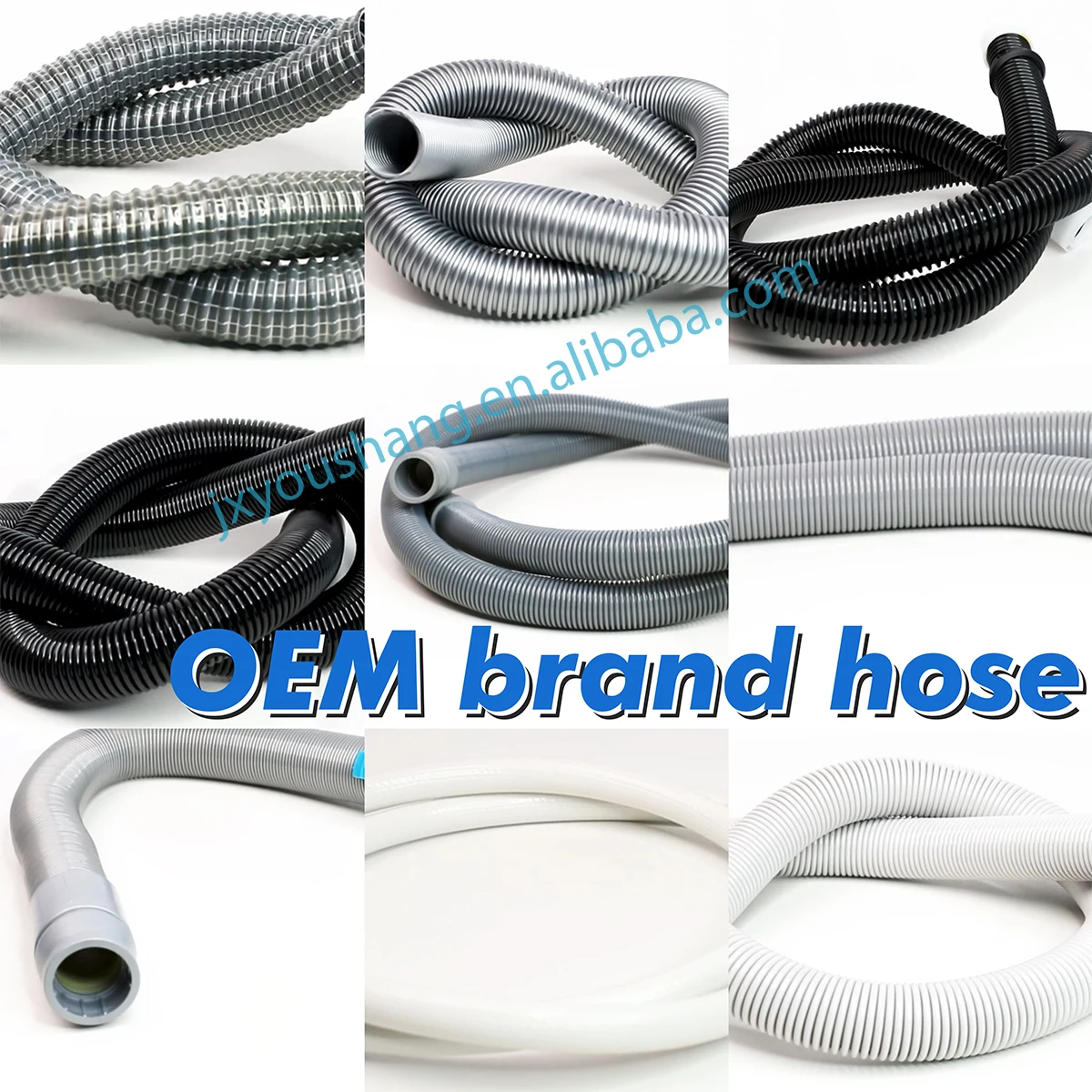 Factory Universal 32MM 35MM 38mm Diameter White Vacuum Cleaner Hose Spare Parts Accessory Flexible Extension EVA Hose Pipe