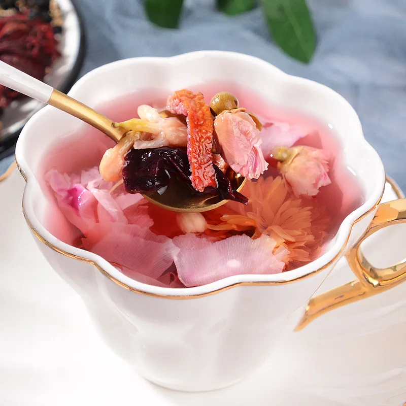 Chinese wholesale organic fruit health tea hibiscus high quality flower tea