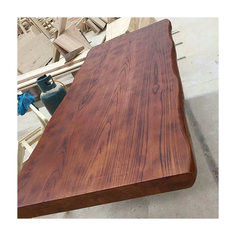 Finger Joint Solid Wood Slab With Live Edge Countertops Table Tops Vanity Tops Worktops Bechtops