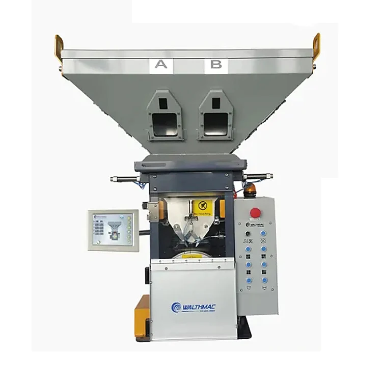 Plastic raw materials mixer for injection molding machine batch gravimetric mixing equipment