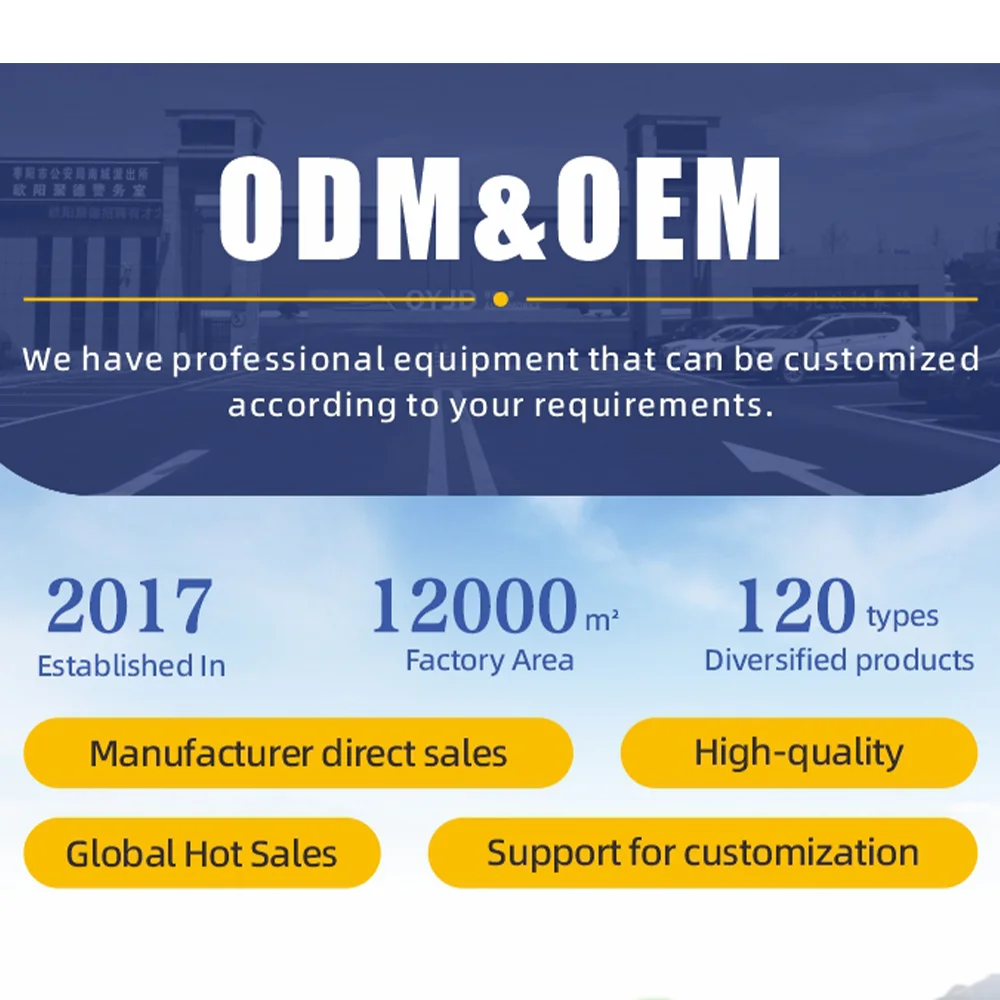 OYJD Customizable OEM Truck Trailer Dump Durable Large Loading Space with Side Wall Semi Trailer for Commercial Use