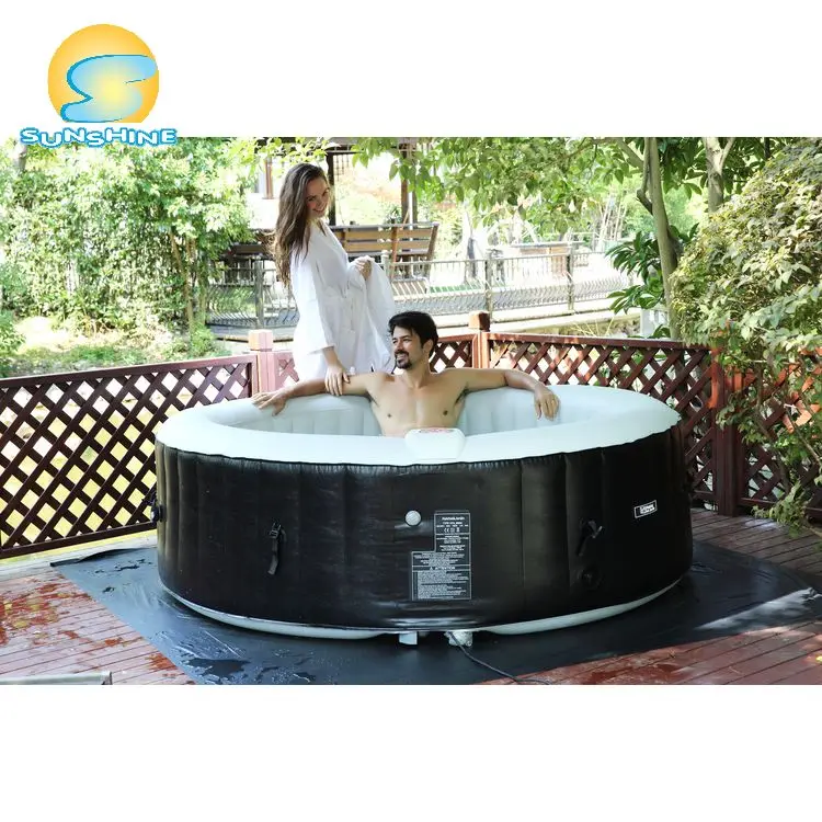 Sunshine spa hot tub inflatable outdoor massage bathtub swimming pool portable electric bubble spa