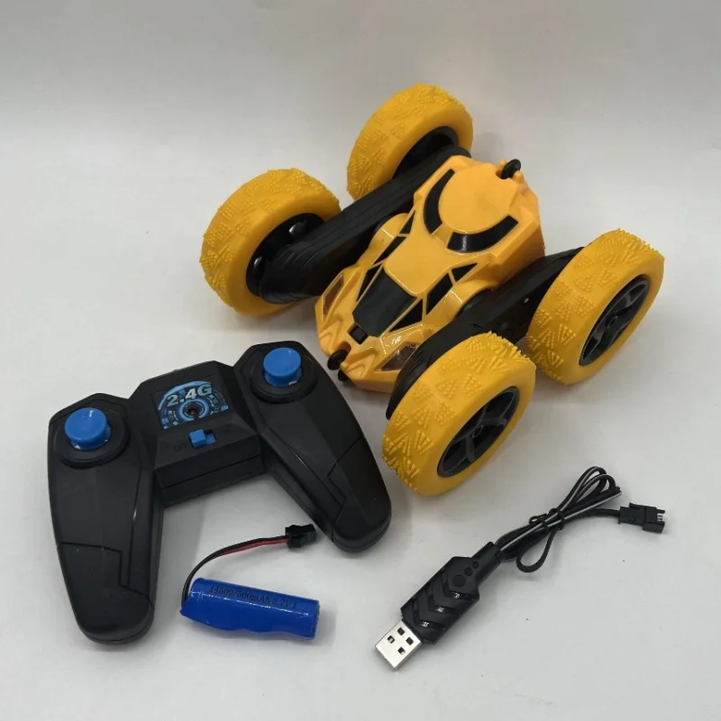 New Drift Double Side 360 Rotating Stunt Car Remote Control Stunt Car Children Toy