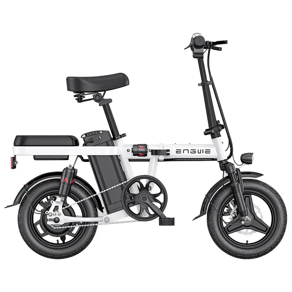 EU Warehouse ENGWE  T14 Folding Electric Bicycle 14 Inch Tire 350W Brushless Motor 48V 10Ah Battery 33km/h  Mountain E-bike