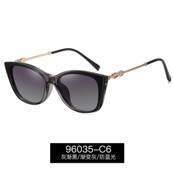 Hot sale magnetic clip on sunglasses tr frame polarized fashion sun glasses