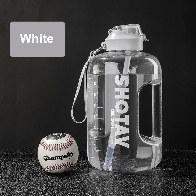 2022 1.5L 2L 2.5L 3.8L Large Capacity Flat Plastic Ton Ton Barrel Water Bottle With Custom Logo
