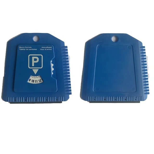 Multifunctional Car Window Ice Scraper with Parking Disc