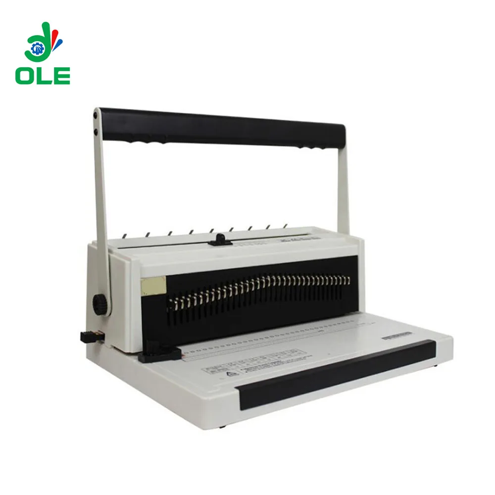 Ручное круглое/квадратное отверстие, спиральная книга, календарь, штамповочная переплетная машина