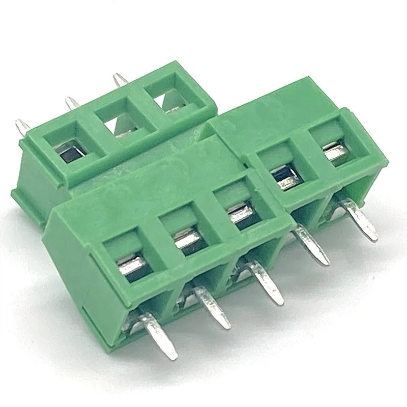 Wire connector electric HQ127V-508mm brass contact PCB screw type terminal block