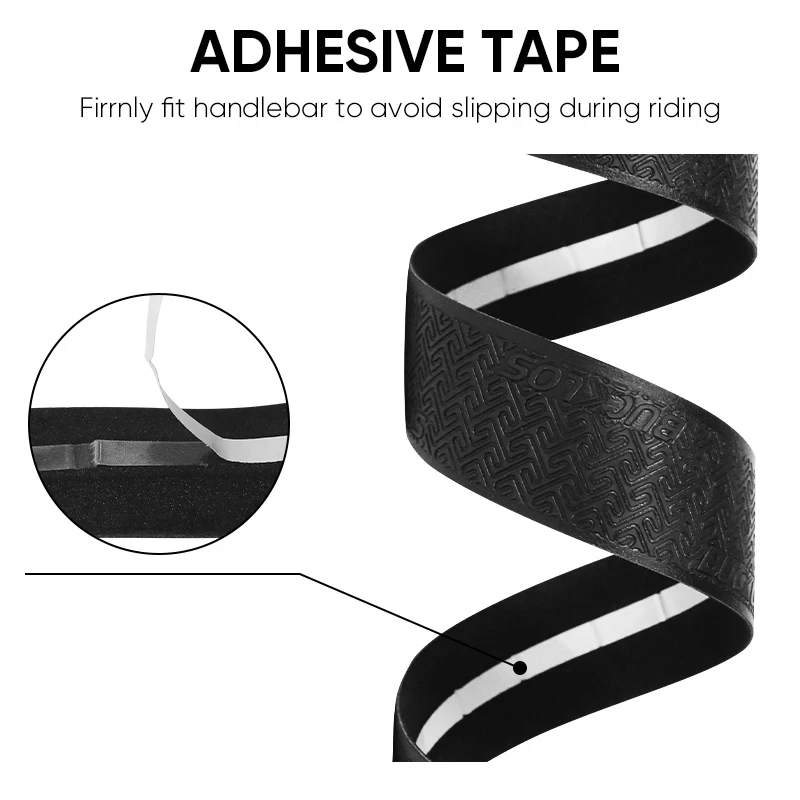 BUCKLOS Road Bike Bar Tape Shock-Absorption PU EVA Bicycle Handlebar Tape Non-slip Racing Bike Drop Bar Strap Cycling Parts