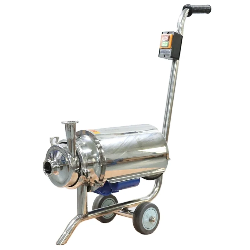 220V-50Hz-1phase Stainless Steel Milk Pump Sanitary Small Capacity 0.75Kw 3Kw Milk Pump