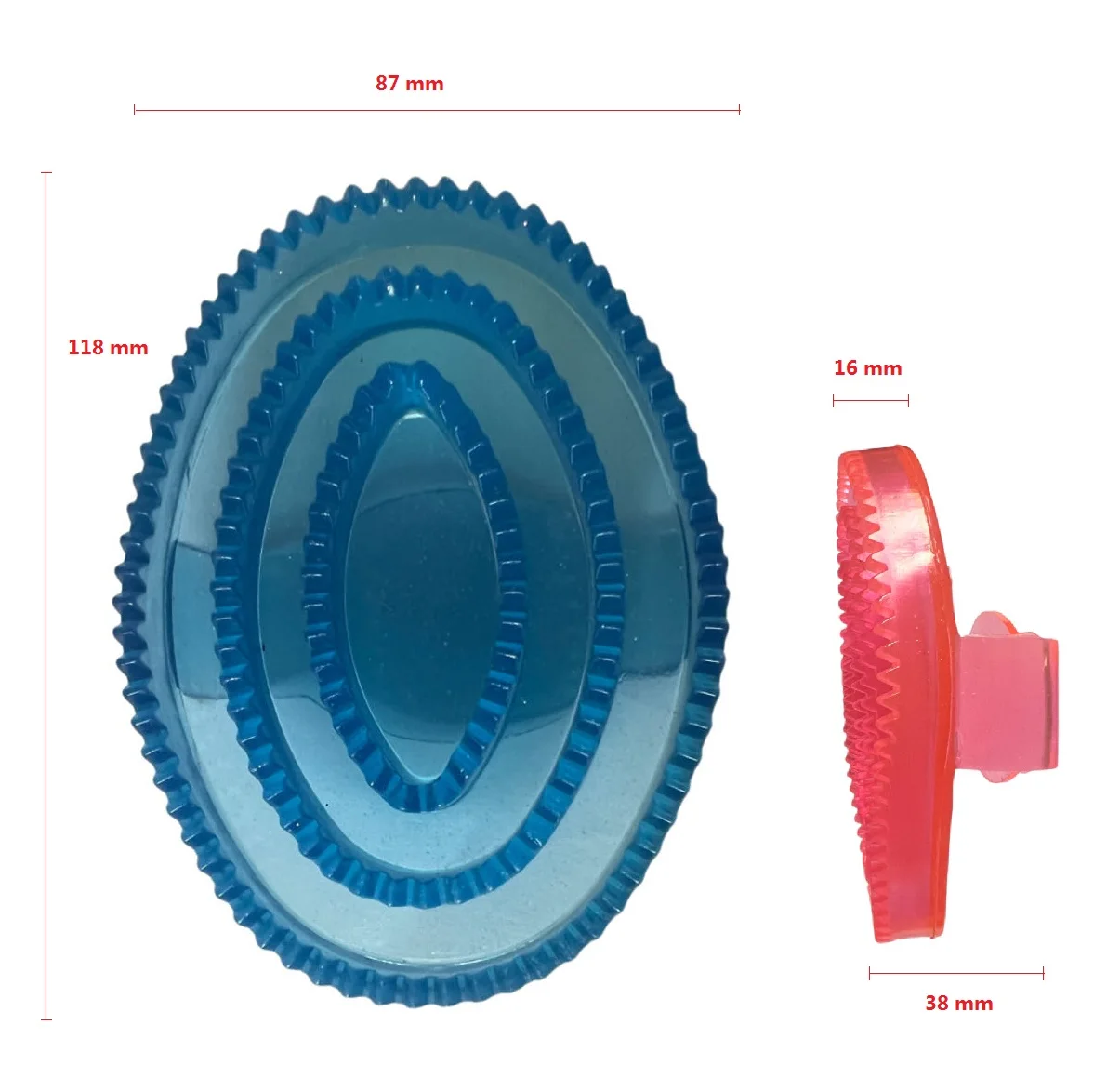 Factory Wholesale High Quality Rubber Horse Grooming Tool Brush Body Bathing Brushes Horse Hair Brush comb