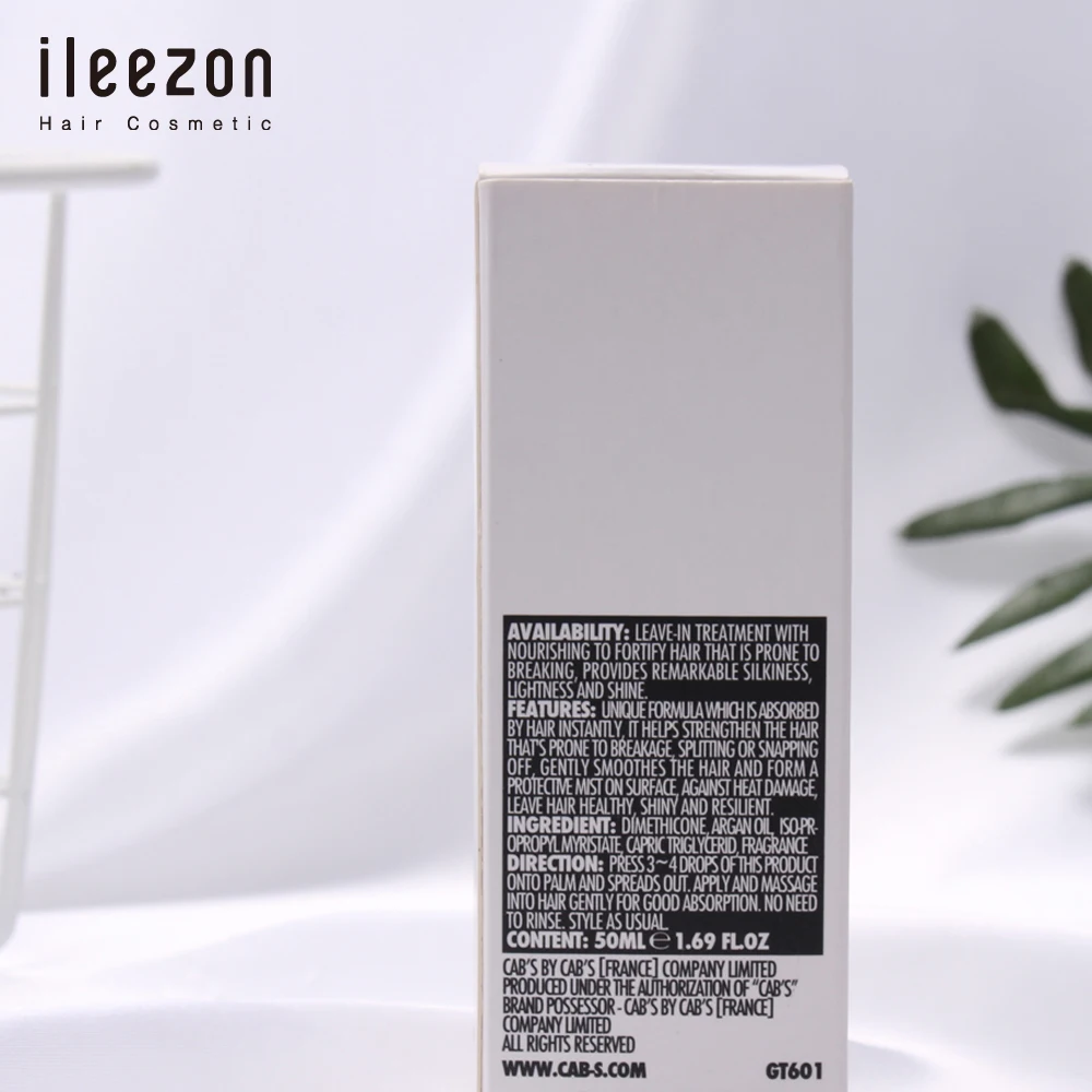 Natural Argan Oil Hair Care Essential Serum Oil Strengthens Fragile Hair No Rinse