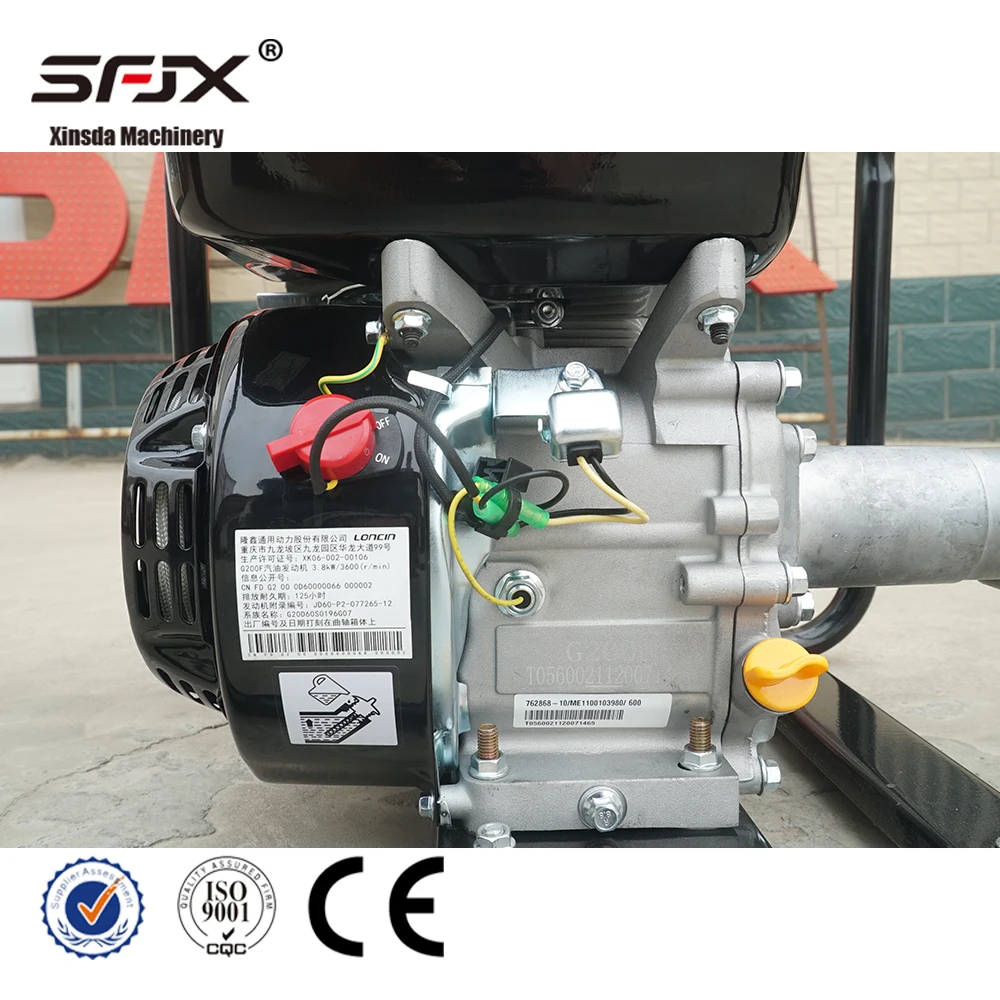 6.5hp loncin Engine Internal cement concrete vibrator