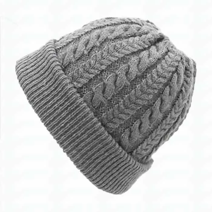 
Acrylic Baggy Alpaca Bamboo Winter Striped Knitted Grey Beanie Hat Hand Knit Chunky Knitted Reindeer Pattern Beanie 