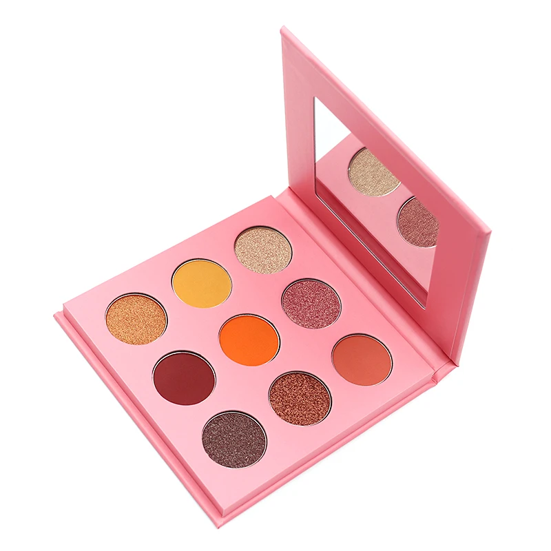 Eyeshadow Palette Private Label New Arrivals 9 Colors Shimmer Eye Shadow Kit Highly Pigment Nude Shimmer Eyeshadow