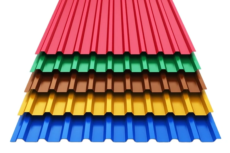High Quality Galvanized Color Coated Metal Roofing Sheet For Low-Slope Roofs With Corrugated Steel