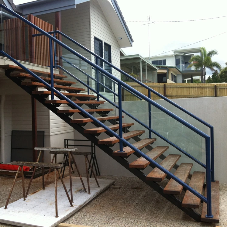 Лидер продаж сборные Наружные лестницы металлические стальные прямой чехол