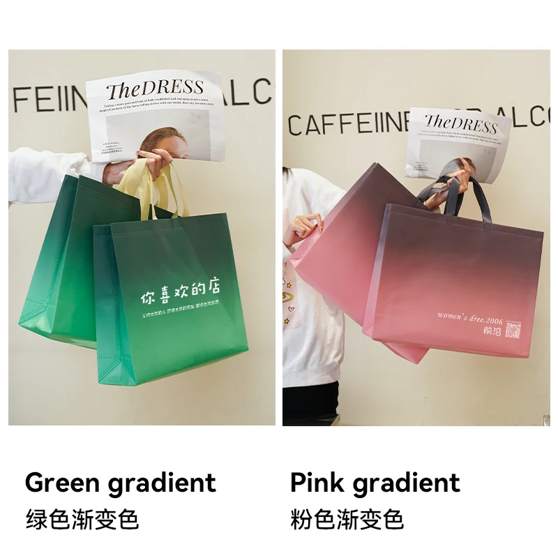 Custom Print Eco Reusable Supermarket Grocery Promotion Shopping Non Woven Carry Fabric Tote Cloth Bag Wholesale