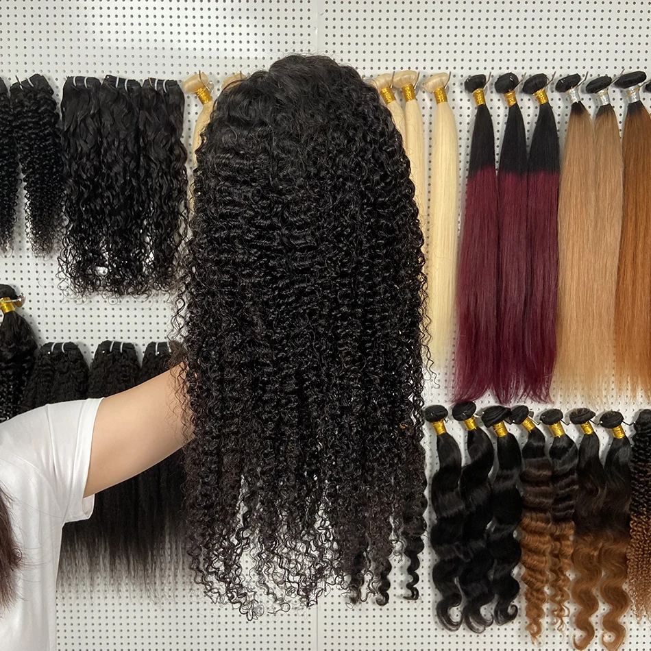 Transparent HD Lace Frontal Wigs 150% 220% 250% HD Full Lace Wig Wholesale Brazilian Virgin Hair Full Lace Human Hair Wig