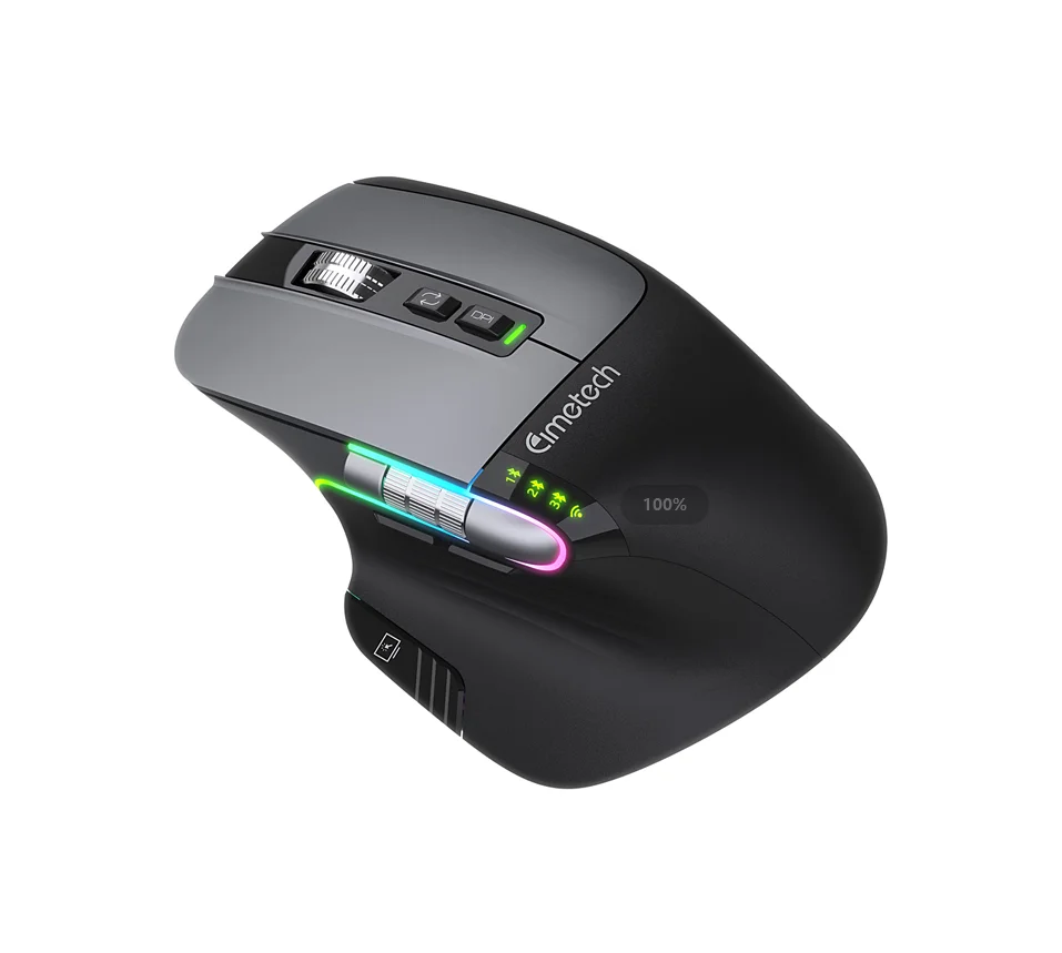 Hot Selling RGB 2.4Ghz Wireless inalambrico ergonomic mouse for PC Laptop Home Office gaming mouse