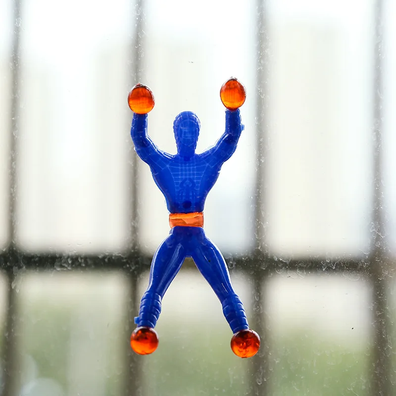 Sticky Wall Climbing Men Novelty Gift Party Kids Children Spider Climbing wall man customized Climb Wall Sticky Palm Toys