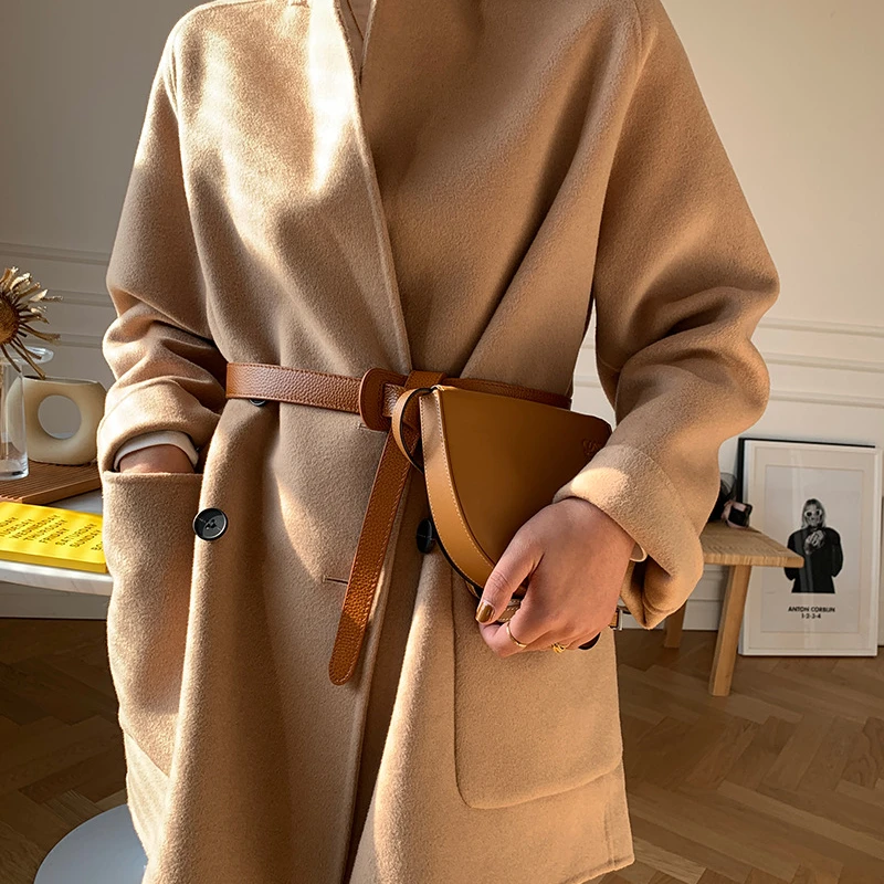 2021 autumn winter new South Korea Dongdaemun double-sided multi-match short coat woman