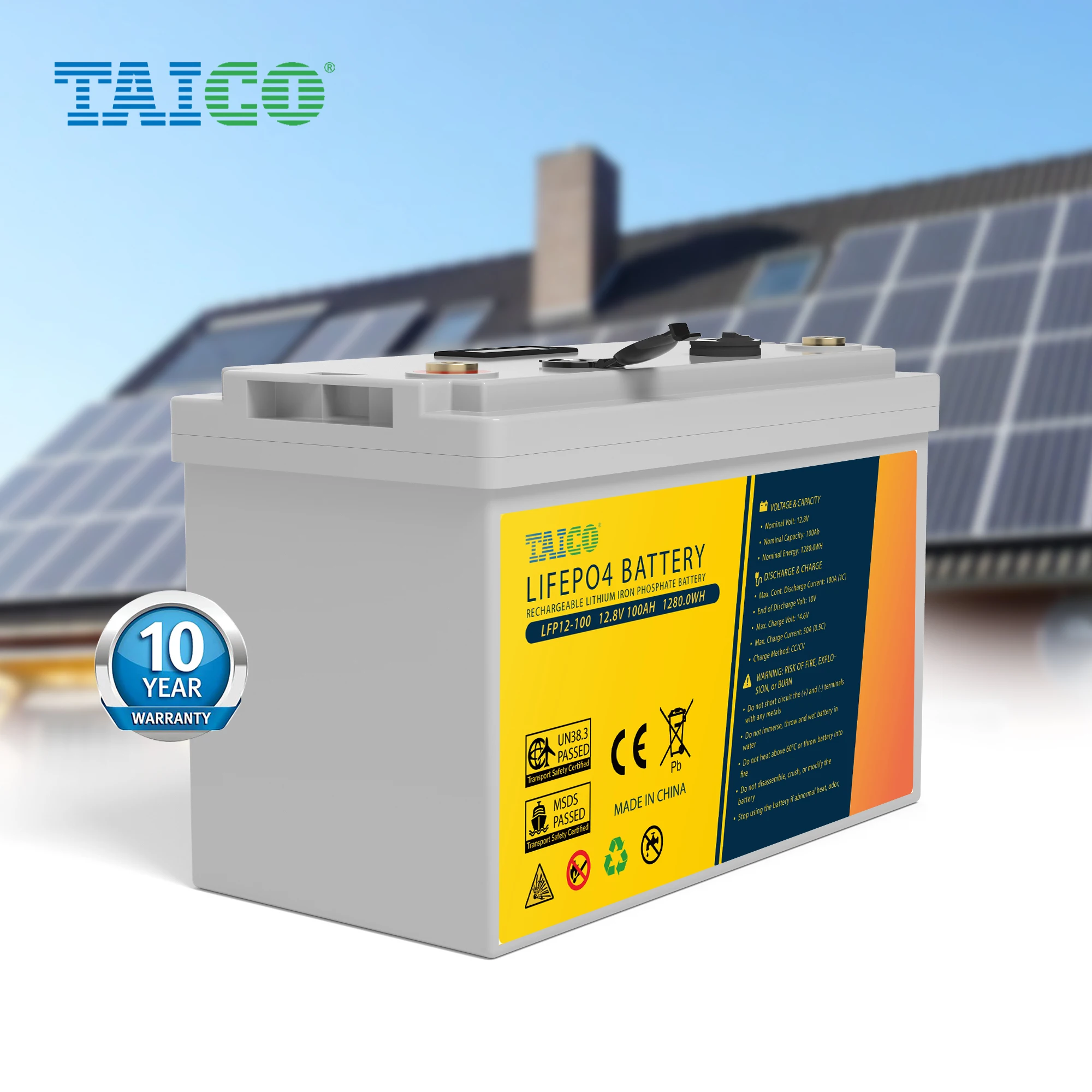 Lithium Ion Battery Lead-Acid Gel Battery Yabo Custom RV/ Camping Long Life Cycle 170Ah 150Ah 100Ah 12V 24V LiFePO4