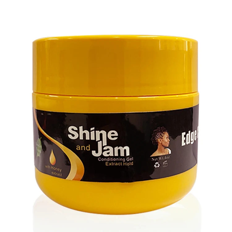 Private Label Strong Hold  Custom Instant Shine and jam gel edge control gel eco for braid
