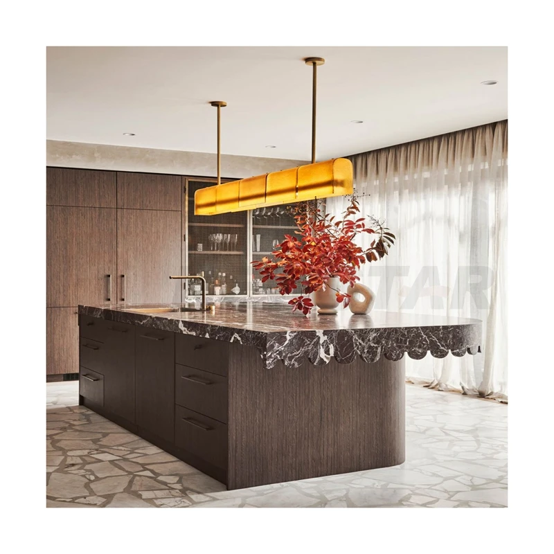 Newstar Arabescato White Marble Benchtop for Kitchen Island Wholesale Natural Mable Stone Island Stone Marble Top