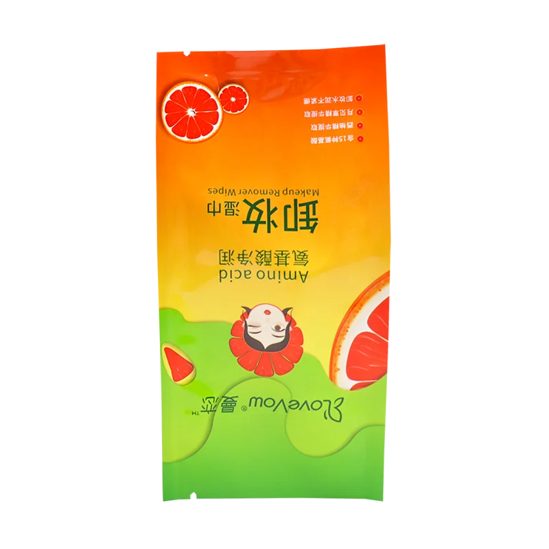 250g 500g 1kg Custom Printed Mylar Plastic Bags Heat Seal Resealable Side Gusset Bag Aluminum Foil Bag For Wet Tissue