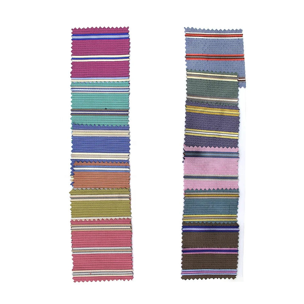 China Supplier Wholesale Exquisite Custom Necktie Bow Tie Classic Striped High Quality Jacquard Woven Silk Tie Fabric