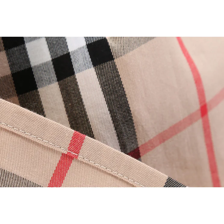 High Quality Summer Little Girls Plaid Puffy Dress Short Sleeve Big Bow Flare Ball Gown Toddler Princess Dress