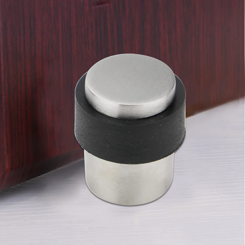 Heavy Duty 304 Stainless Steel Sound Deadening Door Stops for Home and Office
