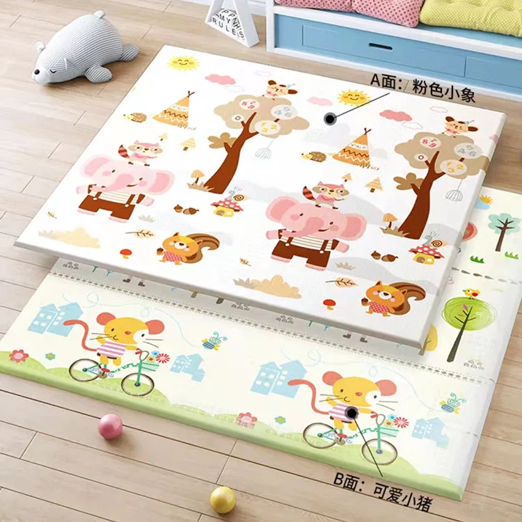 New Design Eco-Friendly Waterproof Baby Play Mat XPE Foam Material Climbing Crawling Folding Play Mat