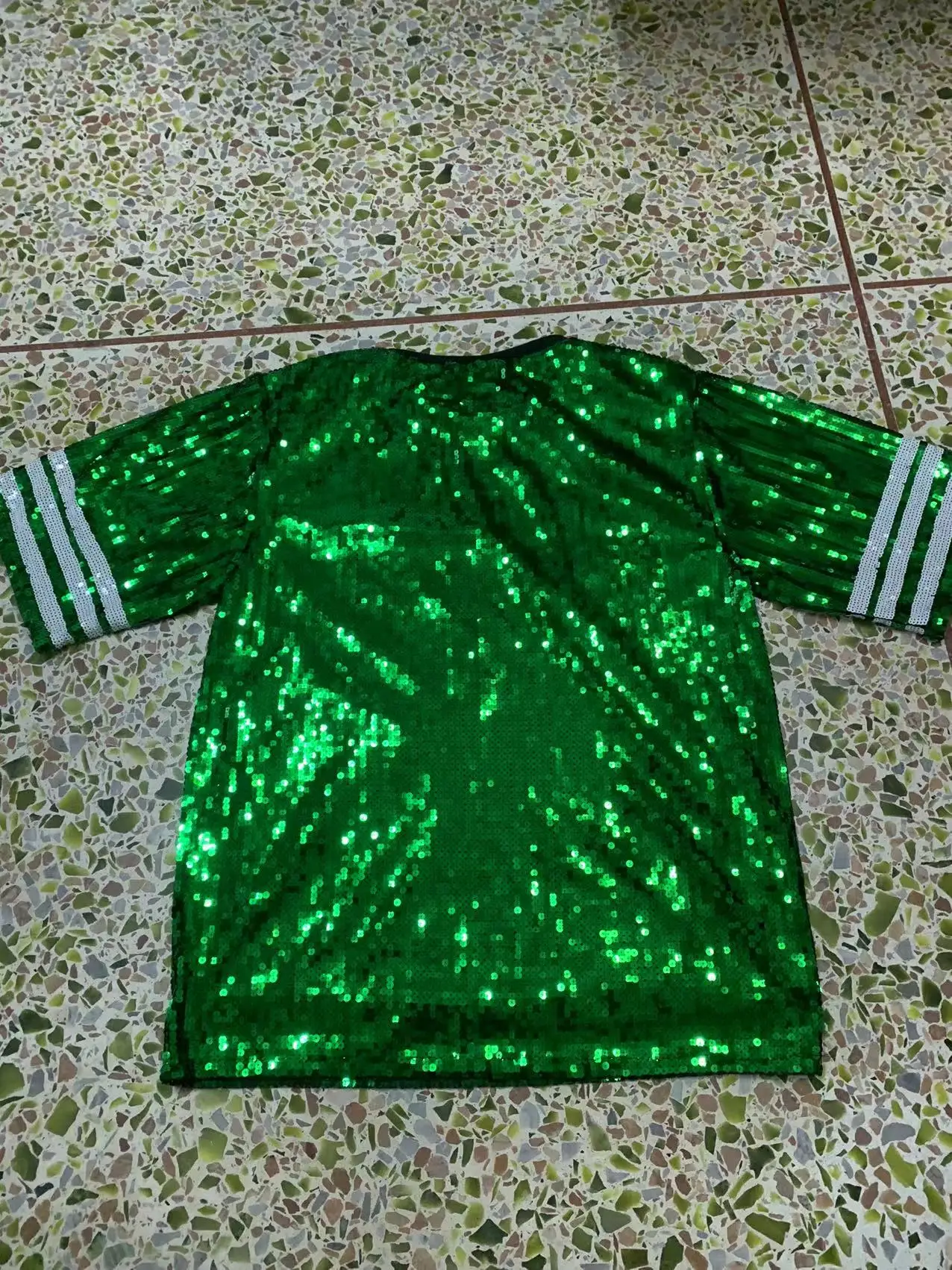 Kelly green fashion sequin dress nfl jersey kelly green eagles sequin shirts